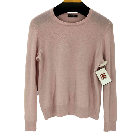 タカシマヤ TAKASHIMAYA CASHMERE 100% カシミヤ クルーネックニットセーター レディース JPN:L