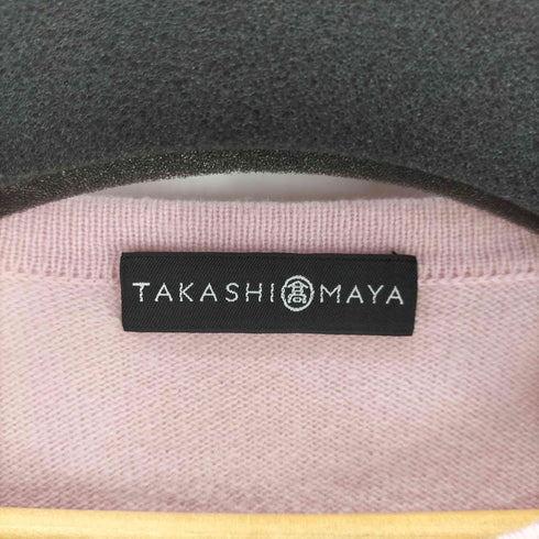 タカシマヤ TAKASHIMAYA CASHMERE 100% カシミヤ クルーネックニットセーター レディース JPN:L