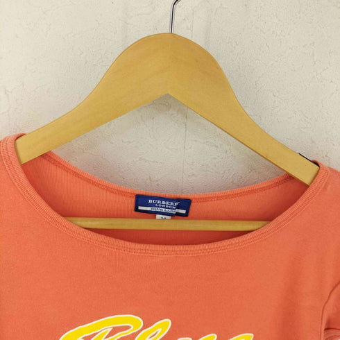 バーバリーブルーレーベル BURBERRY BLUE LABEL 半袖プリントTシャツ Y2K レディース M