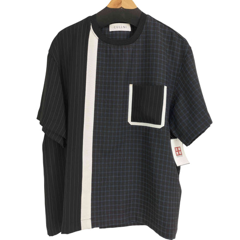 クルニ CULLNI Check Bi Color Pullover メンズ JPN:1