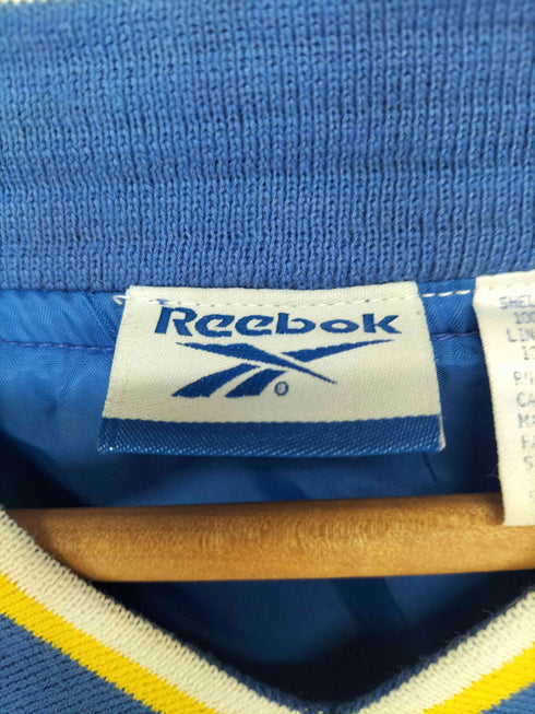 リーボック Reebok ロゴ刺繍Vネックナイロンピステ メンズ XL