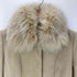 ビッキー VICKY ANGOLA&WOOL アンゴラ混 襟フォックスファー コート レディース JPN:1