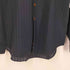 ジョルジオアルマーニ Giorgio Armani 80~90s イタリア製 白タグ LE COLLEZIONI コットン シアー ストライプ L/Sシャツ メンズ import:L