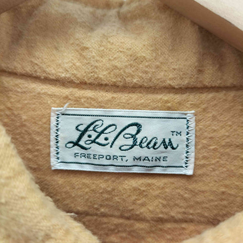 エルエルビーン L.L.Bean 60-70s 筆記体タグ chamois cross shirt シャモアクロス メンズ 15 1/2