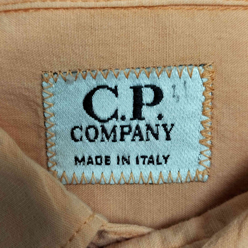 シーピーカンパニー C.P.COMPANY 90s 97ss イタリア製 ロメオジリ ロゴ刺繍 L/Sシャツ メンズ JPN:4