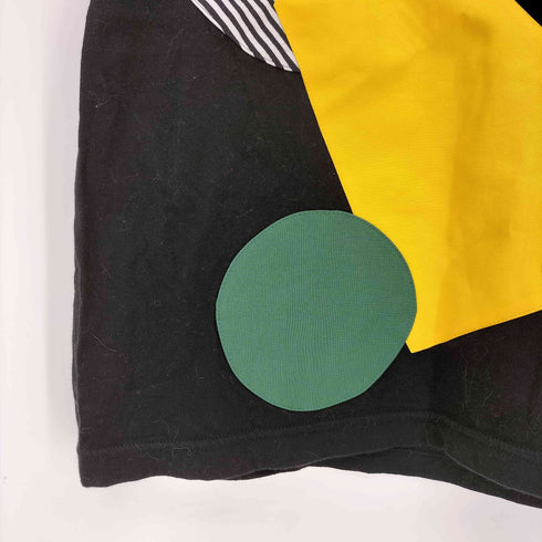 ジュンヤワタナベコムデギャルソン JUNYA WATANABE COMME des GARCONS 15ss 総柄パッチワーク クルーネック 半袖Tシャツ レディース JPN:S