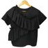 レイビームス Ray BEAMS 24SS アシンメトリー ギャザー フリル Tシャツ レディース