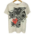 プレイコムデギャルソン PLAY COMME des GARCONS ×TARO OKAMOTO 総柄 クルーネック 半袖 Tシャツ メンズ JPN:L