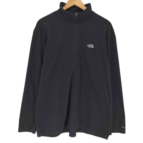 ザノースフェイス THE NORTH FACE ロゴ刺繍ハーフジップフリース メンズ L