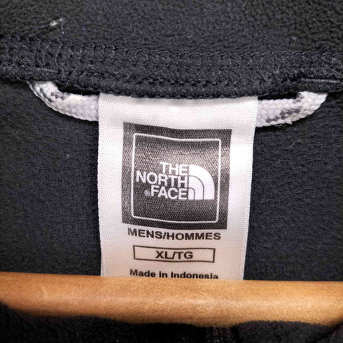 ザノースフェイス THE NORTH FACE ロゴ刺繍ハーフジップフリース メンズ L