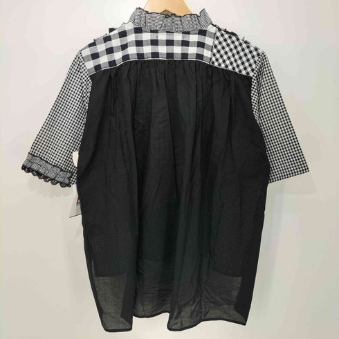 ビームスボーイ BEAMS BOY 26SS 別注 ギンガム フリル シャツ レディース JPN:36