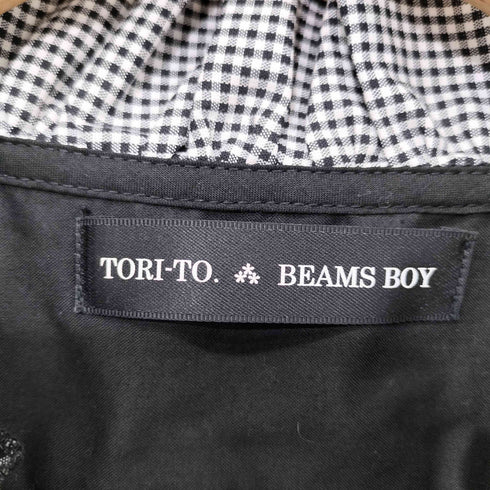 ビームスボーイ BEAMS BOY 26SS 別注 ギンガム フリル シャツ レディース JPN:36