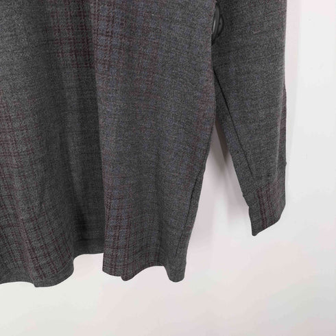 コムデギャルソンオム COMME des GARCONS HOMME 90S 99SS 銀タグ 田中オム AD1998 シャドー チェック パターン ウール アクリル 混紡 ニット セーター archive アーカイブ メンズ