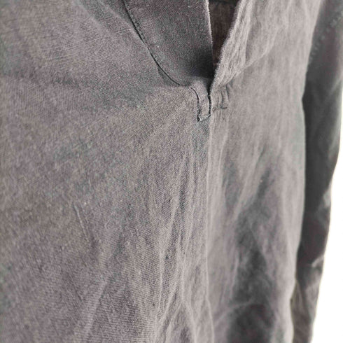 {[BOURRIENNE リネン プルオーバーシャツ メンズ JPN:M