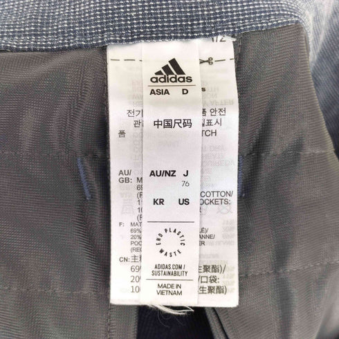 アディダス adidas ゴルフ ロングパンツ クロスハッチ メンズ 76