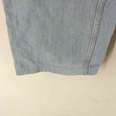 ザラ ZARA ダメージ加工 バギーデニムパンツ レディース 32