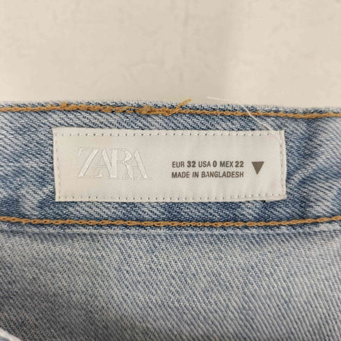 ザラ ZARA ダメージ加工 バギーデニムパンツ レディース 32