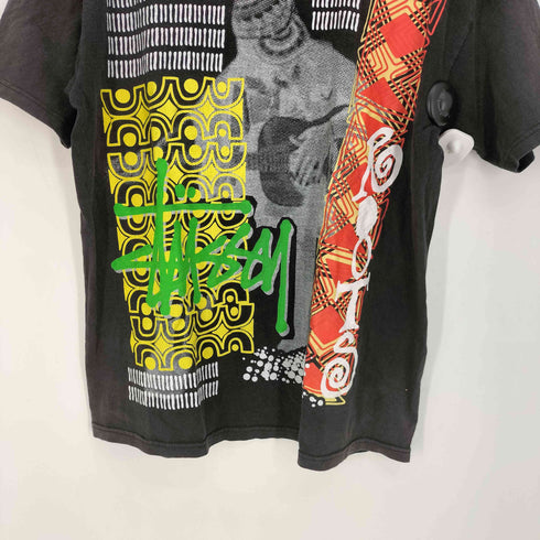 ステューシー Stussy 00S メキシコ製 Roots グラフィックプリント S/S クルーネック Tシャツ Y2K メンズ import:L