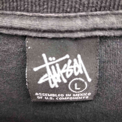 ステューシー Stussy 00S メキシコ製 Roots グラフィックプリント S/S クルーネック Tシャツ Y2K メンズ import:L