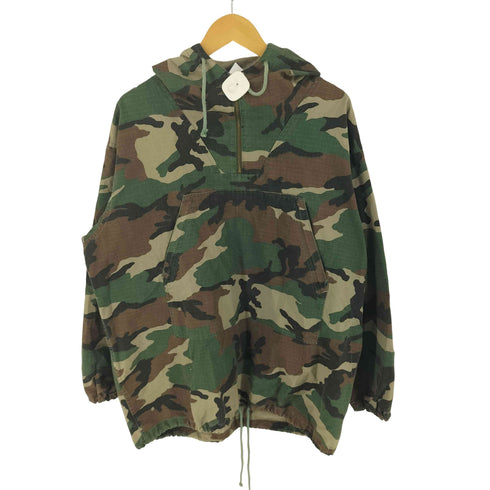 CAB CLOTHING カモ柄 SCOVILLジップ リップストップ アノラックパーカー メンズ import:M