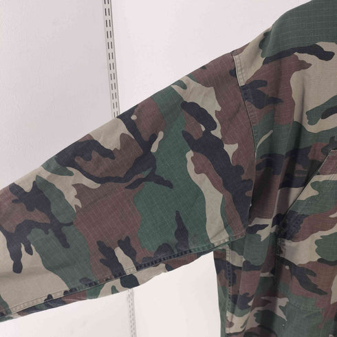 CAB CLOTHING カモ柄 SCOVILLジップ リップストップ アノラックパーカー メンズ import:M
