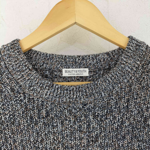 ビューティーアンドユースユナイテッドアローズ BEAUTY & YOUTH UNITED ARROWS クリスプ アゼ フォルム ニット メンズ M