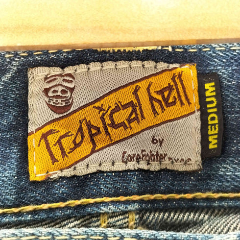 Corefighter コアファイター 90-00S OLD 初期 Tropical hell 90-00S 日本製 デニム ジョーツ ショーツ ハーフ パンツ メンズ JPN:M