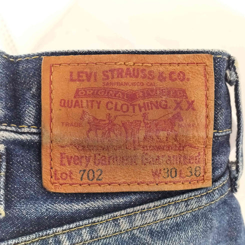 リーバイス Levis 702 ボタン裏J22 シンチバック セルビッチ ビッグE ボタンフライデニムパンツ メンズ W30 L38