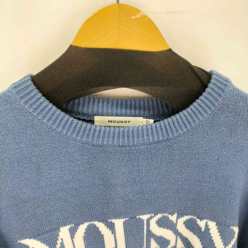 マウジー moussy MOUSSY LOGO KNIT / マウジーロゴニット レディース FREE