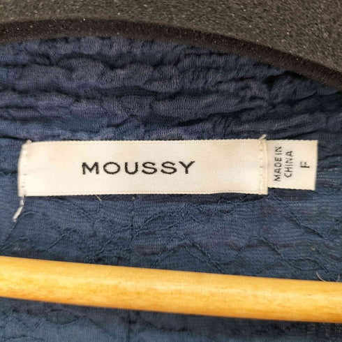 マウジー moussy BICOLOR LINE ZIP ブラウス レディース FREE