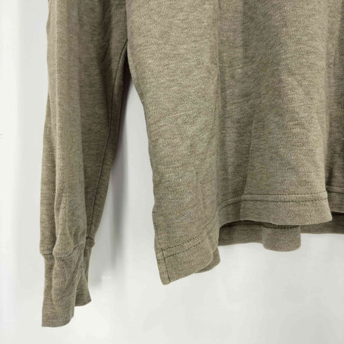 アルマーニコレツィオーニ ARMANI COLLEZIONI 80s~90s 白タグ イタリア製 フロント刺繍 クルーネック L/S Tシャツ メンズ import:M