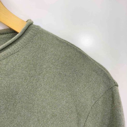 ジョルジオアルマーニ Giorgio Armani 90s 黒タグ イタリア製 ライトオンス クルーネック ニット メンズ EUR:48