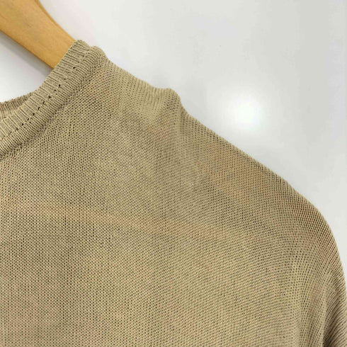 ジョルジオアルマーニ Giorgio Armani 80s~90s 白タグ イタリア製 ビスコース クルーネックニット サマーニット メンズ EUR:48
