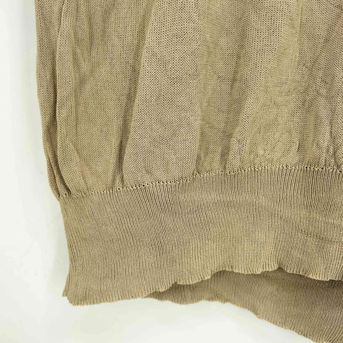 ジョルジオアルマーニ Giorgio Armani 80s~90s 白タグ イタリア製 ビスコース クルーネックニット サマーニット メンズ EUR:48