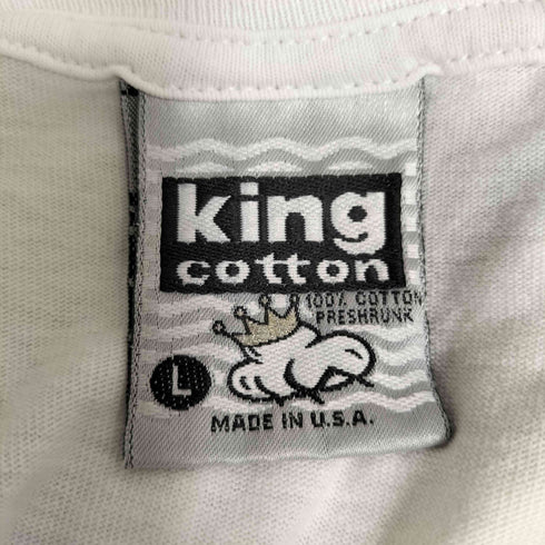 King cotton USA製 1995コピーライトトルネード投手 クルーネックTシャツ メンズ import:L