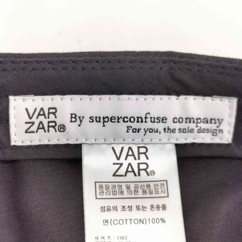 バザール VARZAR Stud Logo Overfit Ball Cap レディース