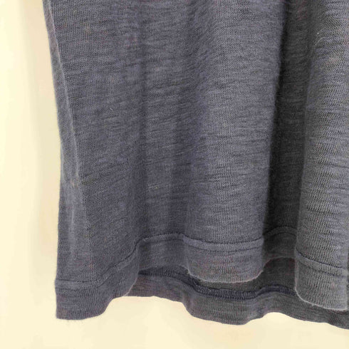 アルマーニコレツィオーニ ARMANI COLLEZIONI 80s~90s 白タグ イタリア製 ロゴ刺繍 リネン100 S/S ポロシャツ メンズ import:M