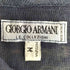 アルマーニコレツィオーニ ARMANI COLLEZIONI 80s~90s 白タグ イタリア製 ロゴ刺繍 リネン100 S/S ポロシャツ メンズ import:M