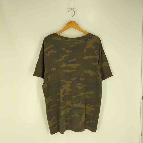ギャップ Gap ロゴプリント カモ柄 シングルステッチ S/S クルーネック Tシャツ Y2K メンズ JPN:XL