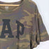 ギャップ Gap ロゴプリント カモ柄 シングルステッチ S/S クルーネック Tシャツ Y2K メンズ JPN:XL