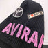 AVIR PINK Y2K スカル ワッペン ニット帽 メンズ