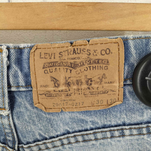 リーバイス Levis 80s オレンジタブ ボタン裏532刻印 517 ブーツカットデニムパンツ レディース W30 L30