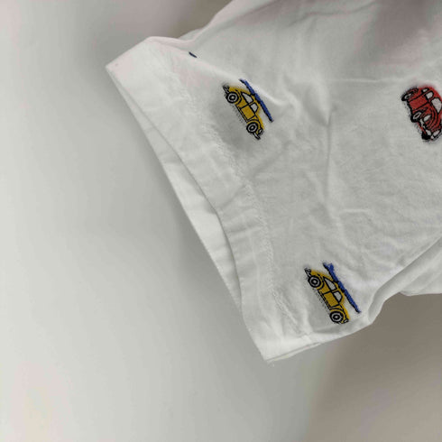 ビームス BEAMS ORIGINAL FBRIC 総柄刺繍S/Sボタンダウンシャツ メンズ JPN:S