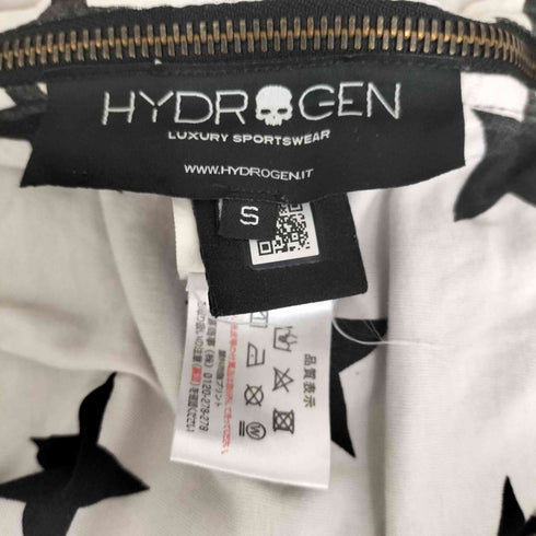 ハイドロゲン HYDROGEN 星柄 リバーシブル ダブルジップブルゾン Y2K メンズ S