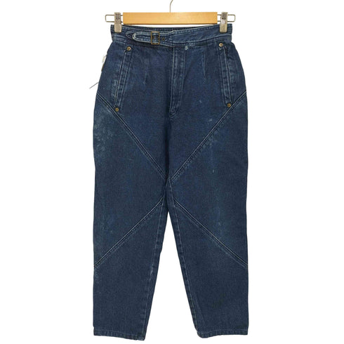 アイエスイッセイミヤケ I.S. ISSEY MIYAKE 80S パッチパネル デニムパンツ レディース 9