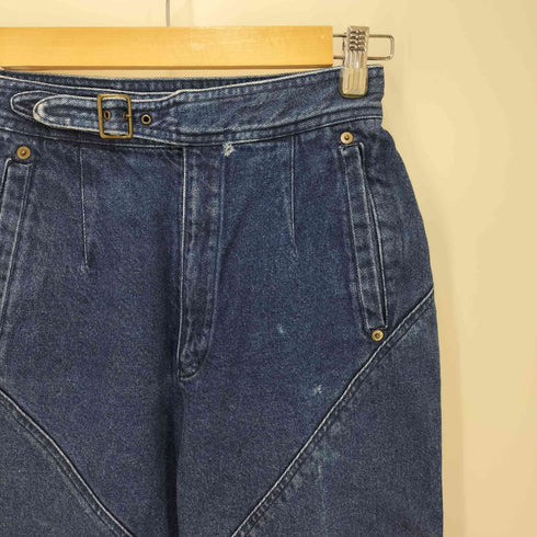 アイエスイッセイミヤケ I.S. ISSEY MIYAKE 80S パッチパネル デニムパンツ レディース 9