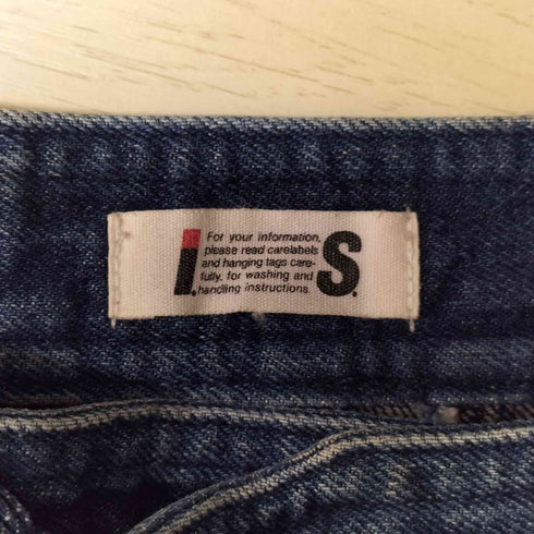 アイエスイッセイミヤケ I.S. ISSEY MIYAKE 80S パッチパネル デニムパンツ レディース 9