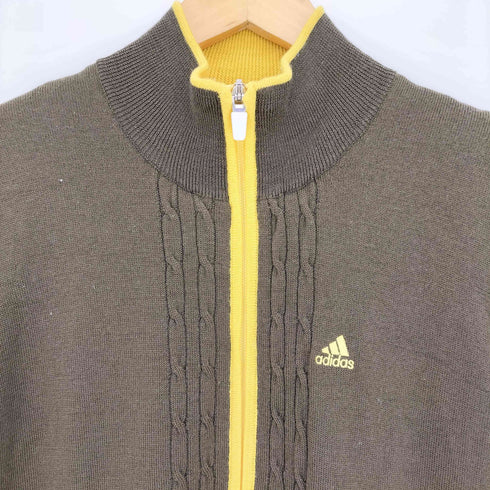 アディダス adidas GOLF ウール ニット ダブルジップアップ ワンピース レディース JPN:M