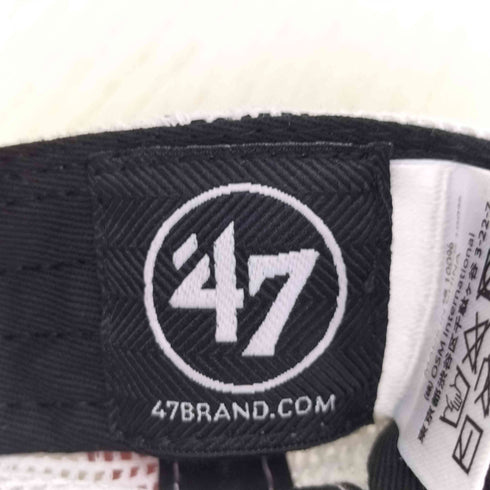 フォーティセブンブランド 47 BRAND ADJUSTABLE チームロゴ刺繍メッシュベースボールキャップ つば裏緑 メンズ ONE SIZE