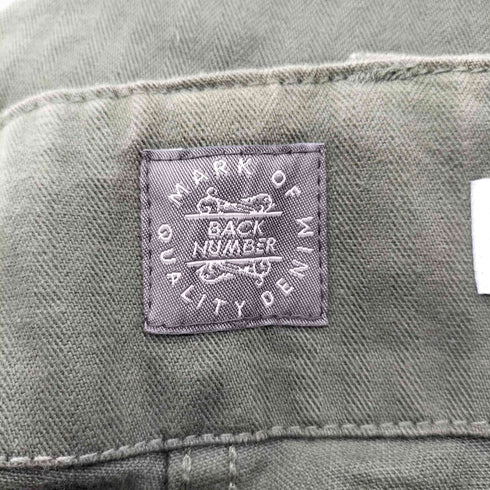 バックナンバー BACK NUMBER WASHI DENIM 和紙デニム ベイカーパンツ メンズ JPN:XL